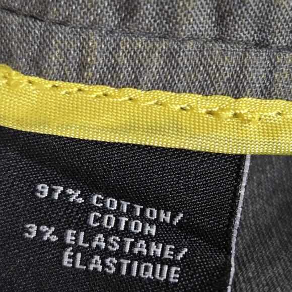 Lafayette 148 Blazer Womens 8 Cotton Slate Gray Shimmer Two Button Corpcore Prep - Picture 11 of 12